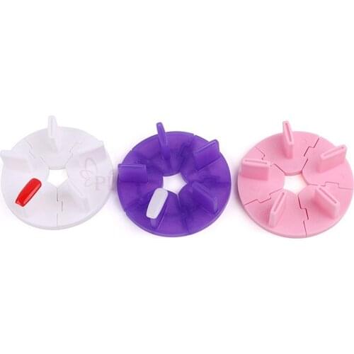 1PC New Portable Detachable Nail Art False Nail Holder Base Display Shelf Durable Plastic Practice and Display Manicure Tools