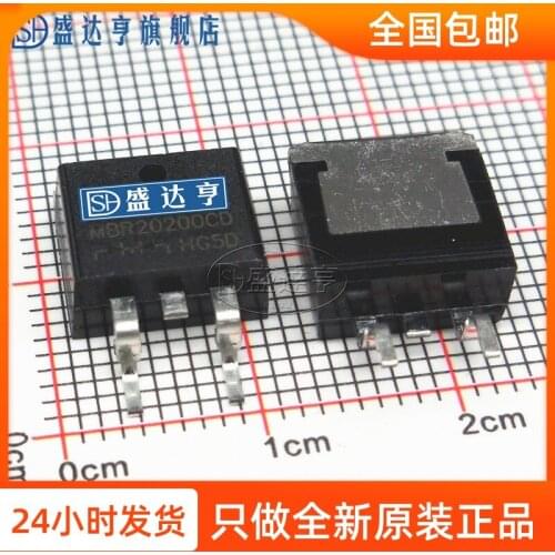 10Pcs/Lot MBR20200CD 20A 200V TO252 SMD: DIP Schottky Barrier Diode