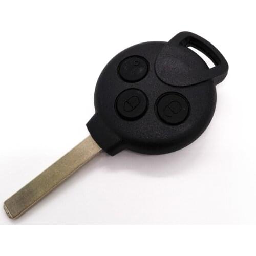 3 Buttons for MERCEDES-BENZ Smart Fortwo Remote Car Key for MB Complete Key 315/433MHZ with 46 Electronic Chips