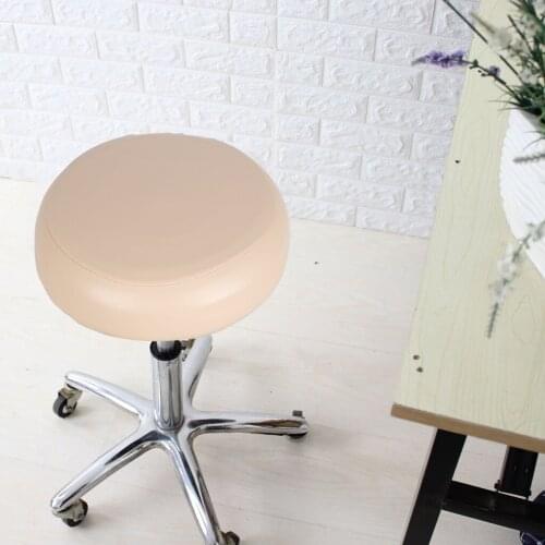 Bar Stool Cover Padding & Elastic Band Round Chair Seat Cover Cushions Sleeve Breathable