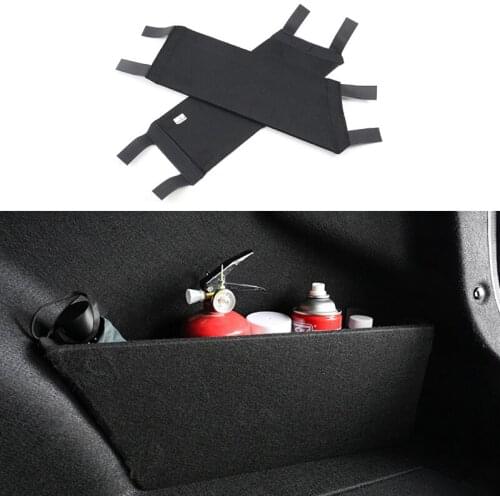 Black Car Trunk Storage Partition Stowing Organizer Board Tidying Side Partition Storage Plate for Toyota Corolla 2019-2020