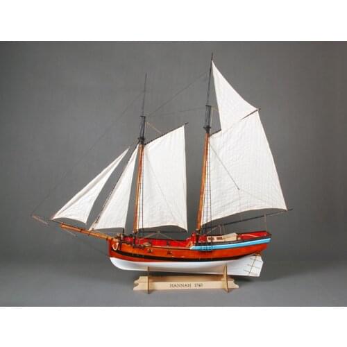 U.S. Navy Classic wooden ship model kit Scale 1/20 Hannah 1775 sailboat wooden model