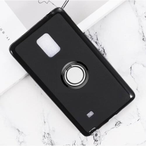 For Samsung Galaxy Note Edge Back Ring Holder Bracket Phone Case Cover TPU Soft Silicone On N915FY N915A N915T N915G N915D N915F