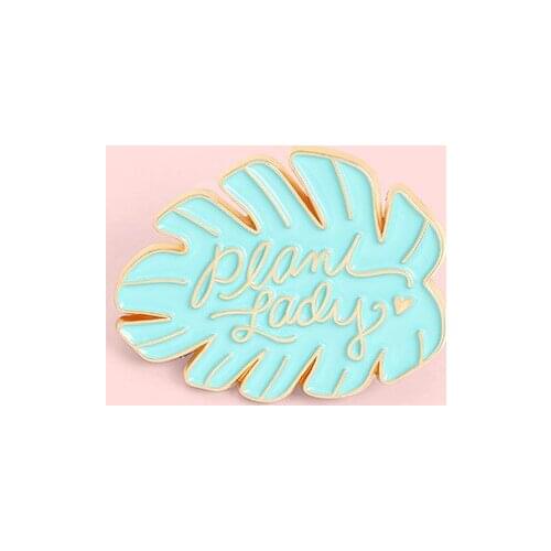 Enamel Pins Cute Cartoon Plant Leaves Brooch Lapel Pin Badge Pin Metal For Clothes Badges For Backpack Gifts For Women Jewelry