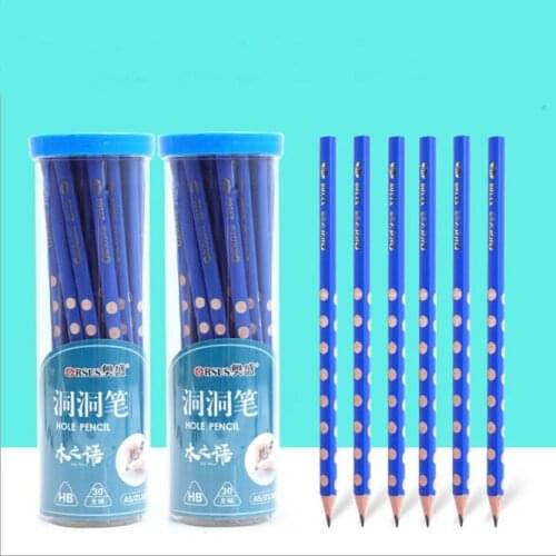 30pcs/box Study Pencil Children Art Sketch Pencil Kids Wooden Pencil Stationery Supplies Students Prize Birthday Gift