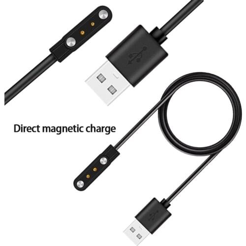 Magnetic USB Charging Cable For TicWatch GTX Smart Watch Replacement Portable Charger Adapter Charging Dock 100cm