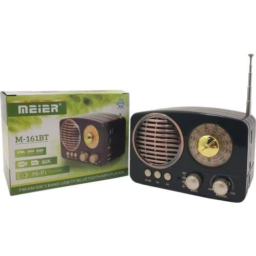 MEIER M-161BT BLUETOOTH AM/FM/SW 3BAND USB/TF/ RADIO Communication photography, music,news, Technological,Time, quality materia