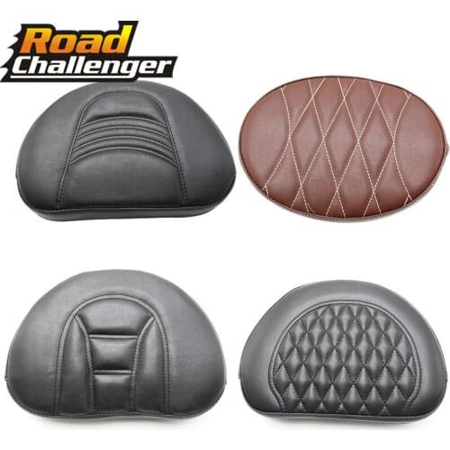 Motorcycle Black Brown Backrest Pad Fit For Harley Touring Road King Street Electra Glide Street Road Glide FL FLHT FLHX 97-19