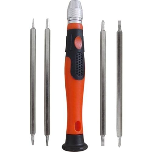 KKmoon 8-in-1 Screwdriver Set Screwdriver with 8 Types of Bits Multifunctional Screwdriver Kit Household Repairing Tool