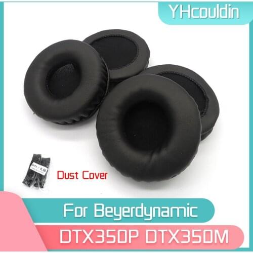 YHcouldin Earpads For Beyerdynamic DTX350P DTX350M Headphone Accessaries Replacement Wrinkled Leather