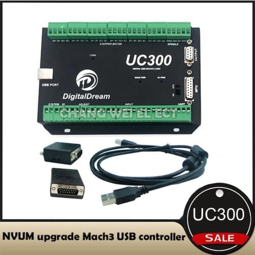 Mach3 Ethernet controller UC300 NVUM upgrade 3 axis 4 axis 5 axis 6 axis CNC milling machine motion control card