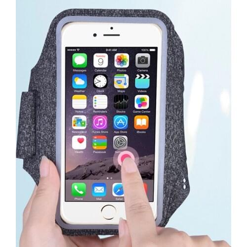 Upgrade Sweat-absorbent Sport Armbands For iPhone 11 Pro Max X Xs 7 8 Plus Pouch Samsung S20 S20+ P40 Running Phone Case