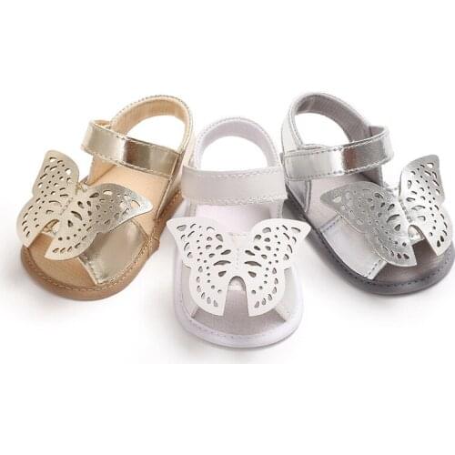 Newborn solid color cute baby girl hollow bow shoes baby princess first walker baby toddler baby soft bottom shoes