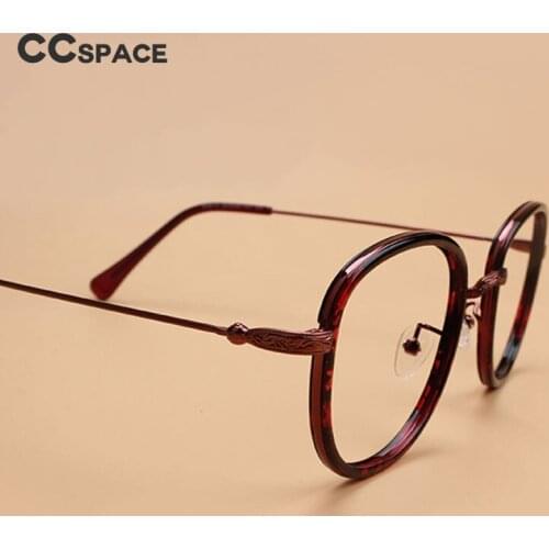 49536 Retro Round TR90 Tin Alloy Optical Frames Men Women Fashion Computer Glasses