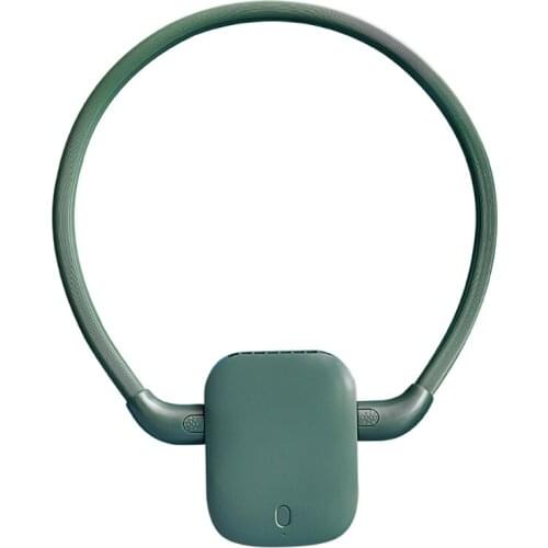 Portable Hanging Neck Fan Hands Free USB Charging 3 Speed Settings Air Cooler