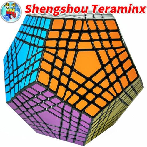 Shengshou Teraminx Cube 7x7 Wumofang 7x7x7 Magic Cube Professional Dodecahedron Cube Twist Puzzle Educational Toys