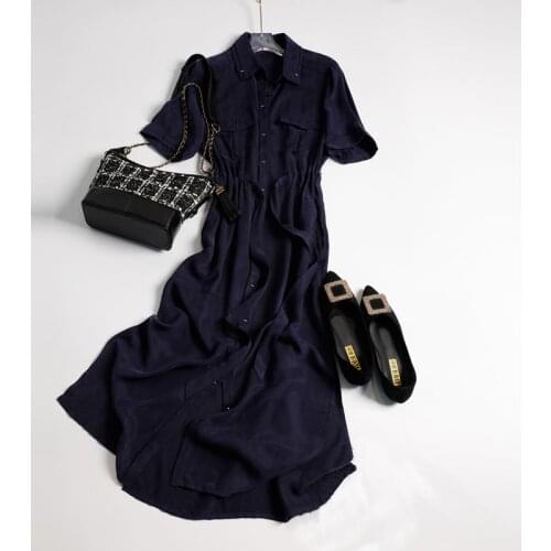 SURUFENG Summer Dresses With Sleeves