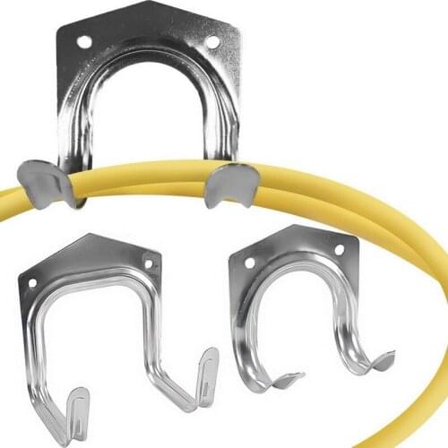 Heavy Duty Metal Hook Garage Organizer Wall Mount Bike Hanger Wall Mount Hooks Anti-slip Storage Ladder Hook Garden Tool