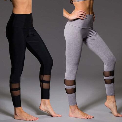 Women Yoga Fitness Leggings Gym Stretch Sports High Waist Pants Trousers Sport leggings Push Up Tights Gym Exercise