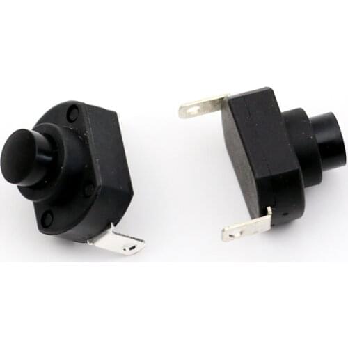 2pieces Professional 6A Large current High power electronic flashlight switch button High temperature resistant switch 1318MC