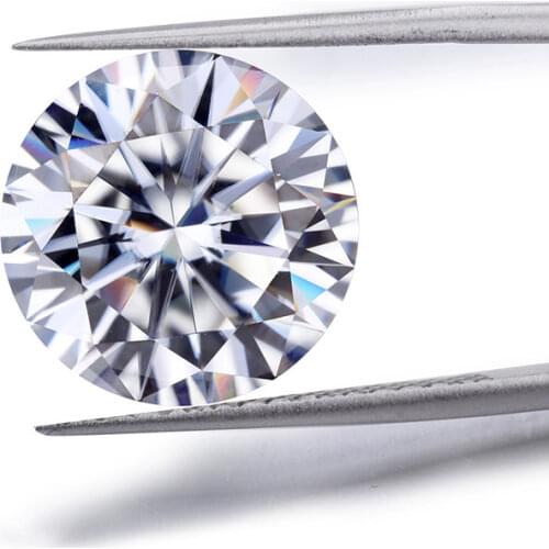 GRA Certificate Loose Moissanite diamonds D Color VVS1 Gem Stone 1ct 3ct 6ct Excellent Cut Diamond for Ring