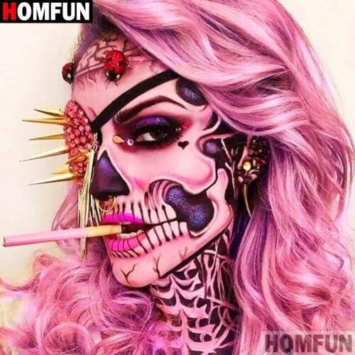 HOMFUN Full Square/Round Drill 5D DIY Diamond Painting "Beauty painting" 3D Diamond Embroidery Cross Stitch Home Decor A19367