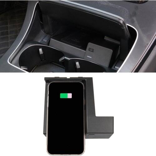 Car wireless charger for Mercedes Benz W205 AMG C43 C63 GLC43 GLC63 X253 GLC C Class QI phone charger charging case accessories
