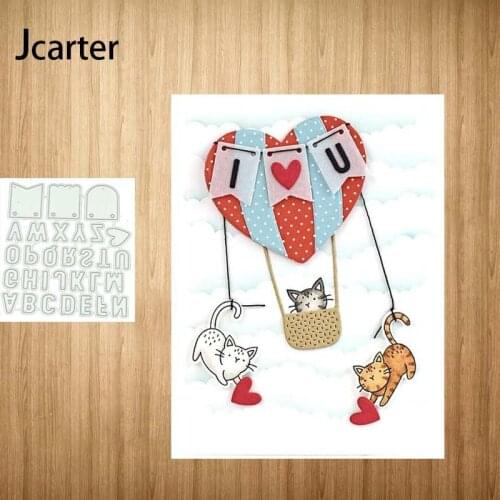 Banner Letters New Design Metal Cutting Dies Craft Stencil Diy for Scrapbooking Handmade Card Make Shape Album Decoration Model