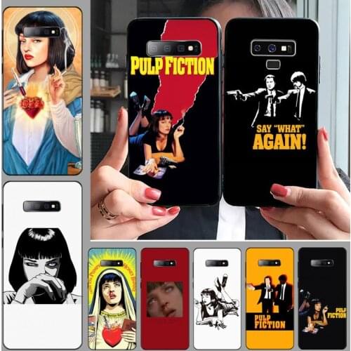 TV Pulp Fiction Phone Case For Samsung S6 S7 edge S8 S9 S10 e plus A10 A50 A70 note8 J7 2017