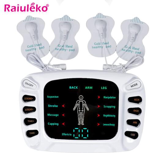 EMS Healthy Care Full Body Tens Acupuncture Electric Therapy Body Massager Meridian Physiotherapy Massager Apparatus Massager