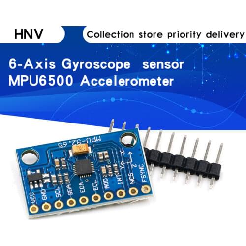 IIC I2C SPI MPU6500 MPU-6500 6-Axis Gyroscope Accelerometer Sensor Module Replace MPU6050 For Arduino With Pins GY-6500