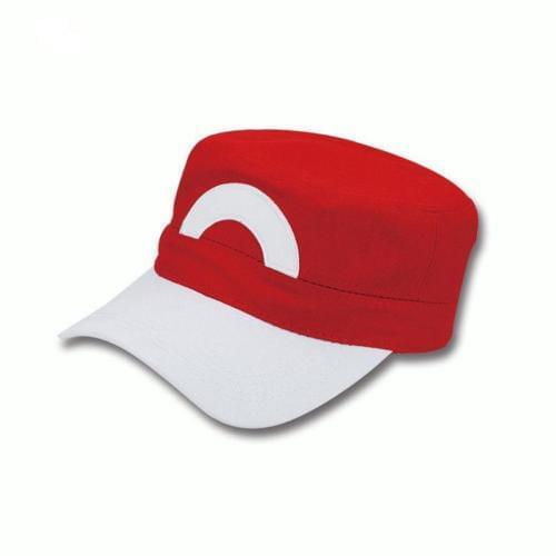 Pokemon XY XYZ Go Satoshi Ash Ketchum Cosplay Prop S5 Red&White Baseball Cap Hat[307617]
