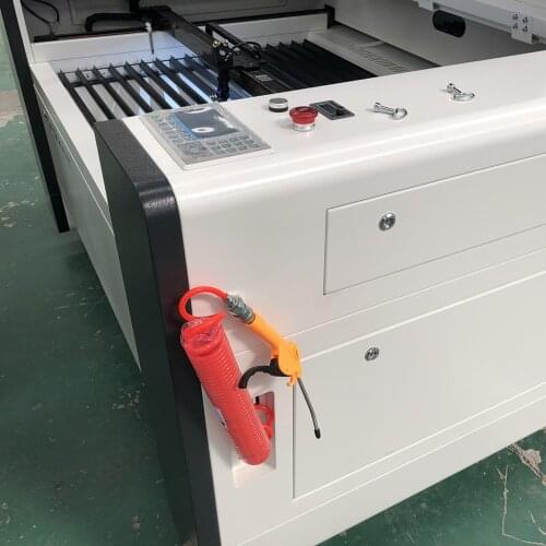 China High-end module transmission laser cutting machine 100W/150W with air blower in case fire CO2 laser cutter for agent