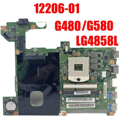 G580 Motherboard For Lenovo G580/G480/B580 Laptop Motherboard 55.4WQ01.045 LG4858L 48.4WQ02.011 12206-1 tested working