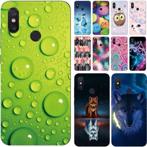 Soft Phone Case For Xiaomi Mi 8 Explorer / Mi 8 Pro Cases Panda Funda Colorful Flower Silicone TPU Back Cover Shell
