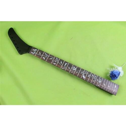 New black 24 fret right hand Good Unfinished electric guitar neck mahogany made and rosewood fingerboard