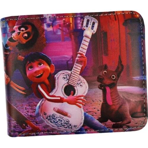New Arrival Anime Coco Pixar Wallet With Photo Holder Coin Pocket