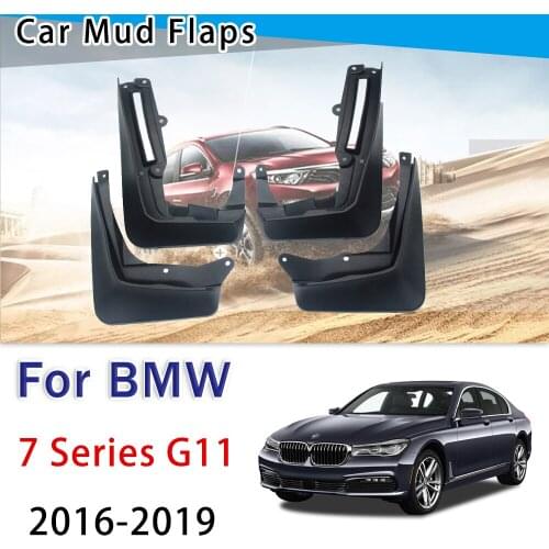 Front Rear Car Mudflap for BMW 7 Series G11 2016 2017 2018 2019 Fender Mud Guard Flap Splash Flaps Mudguards Accessories