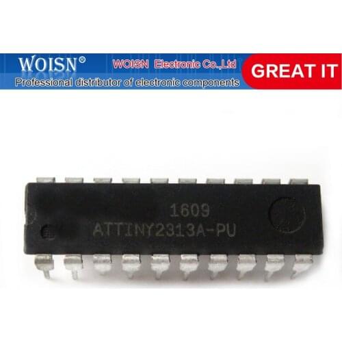 2PCS ATMEGA32A-PU ATMEGA8-16PU ATTINY2313A-PU ATMEGA16A-PU ATMEGA328P-U ATMEGA8A-PU ATMEGA8L-8PU DIP Programmable Flash