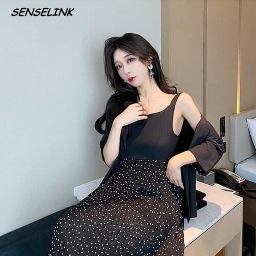 Летние платья в горошек SENSELINK China At AliExpress