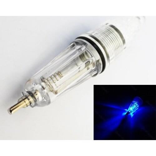 Blue Flashing LED Deep Drop Underwater Fishing Squid Bait Lure Light 12cm 1PC