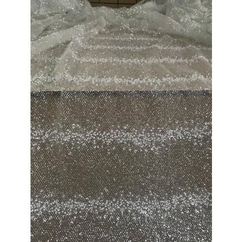 Modern Design ZH-988812 Tulle Lace French net Lace Fabric with for Wedding Dress