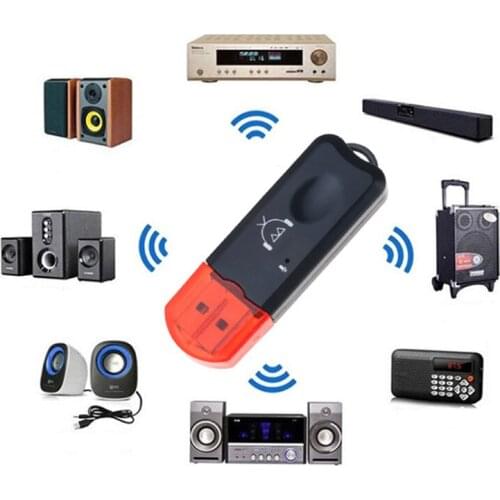 USB AUX Bluetooth Receiving Wireless Audio Adapter Stereo With Microphone For USB Car MP3 Player Speaker Bluetooth Transmitter