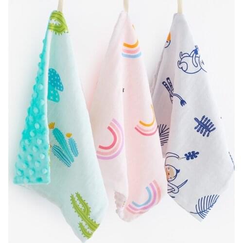 Newborn Baby Appease Towel Kids Infant Towel Cute Soft Square Plush Toys Comforting Saliva Towel D0AF
