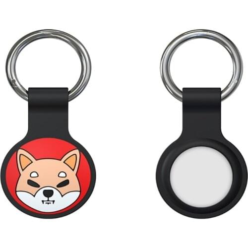 H054 Scratch Resistant Cute Dog Look Soft Protective Cover Shell Tracker Case for AirTags Tracker Cover