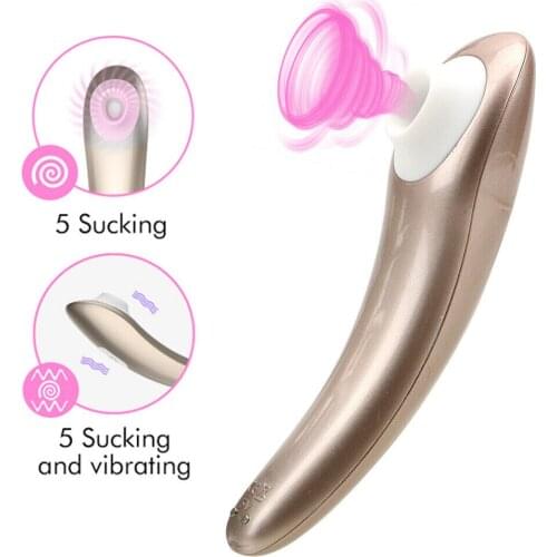 Vibrating Clitoral Sucker Sucking g spot Vibrators Nipple Pump Vibe Adult sex toys games tools for a Women couple supplies shop