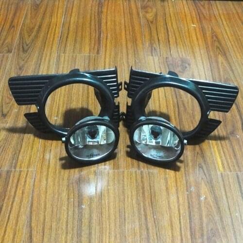 1 Set Front Bumper Driving Fog Lamps Lights + Covers Bezels Kits for Honda Accord 4door 1998-2002
