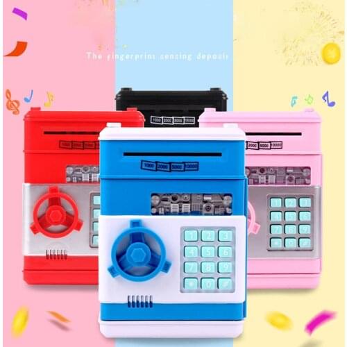 1 Pcs For Children Password Piggy Bank Roll Money Entrance Password Unlocking Function Enough Space Beautiful Music