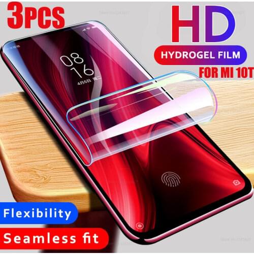 3PCS Soft Hydrogel Film Screen Protector For Xiaomi mi 10t pro mi 10 T Tempered Glass For Xiaomi mi 10 Ultra 10T Pro 10T Lite 5G