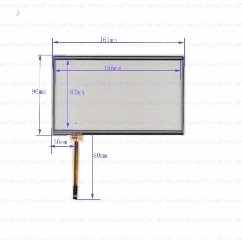 ZhiYuSun 161mm*96mm KDT-5400 7inch 4-wire resistive touch panel for Car DVD, 161*96GPS Navigator screen glass